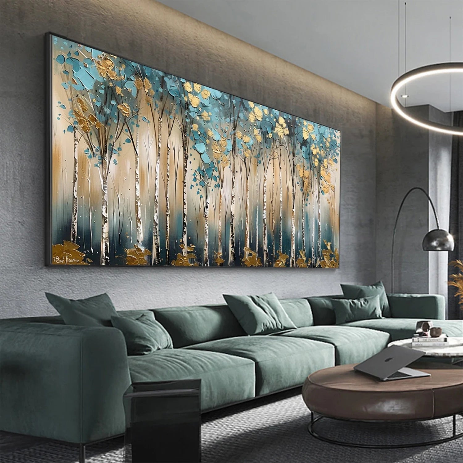 Tree Abstract Textured Wall Art #TP044