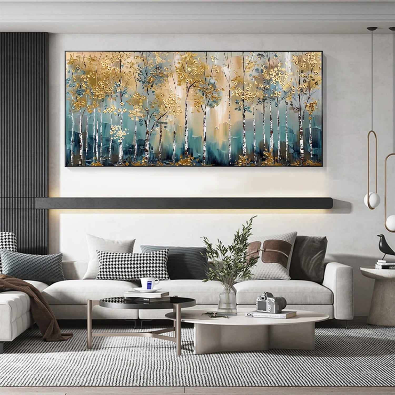 Tree Abstract Textured Wall Art #TP043