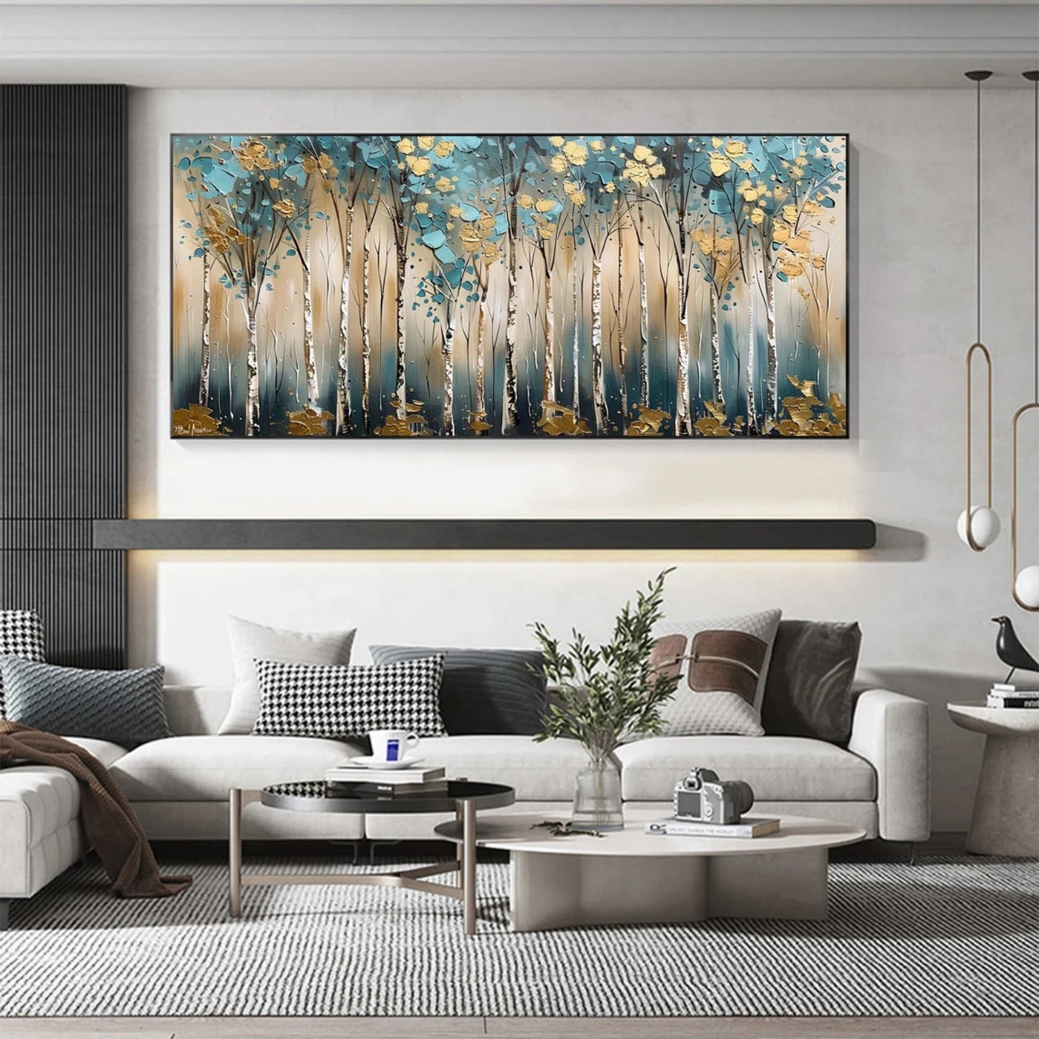 Tree Abstract Textured Wall Art #TP044