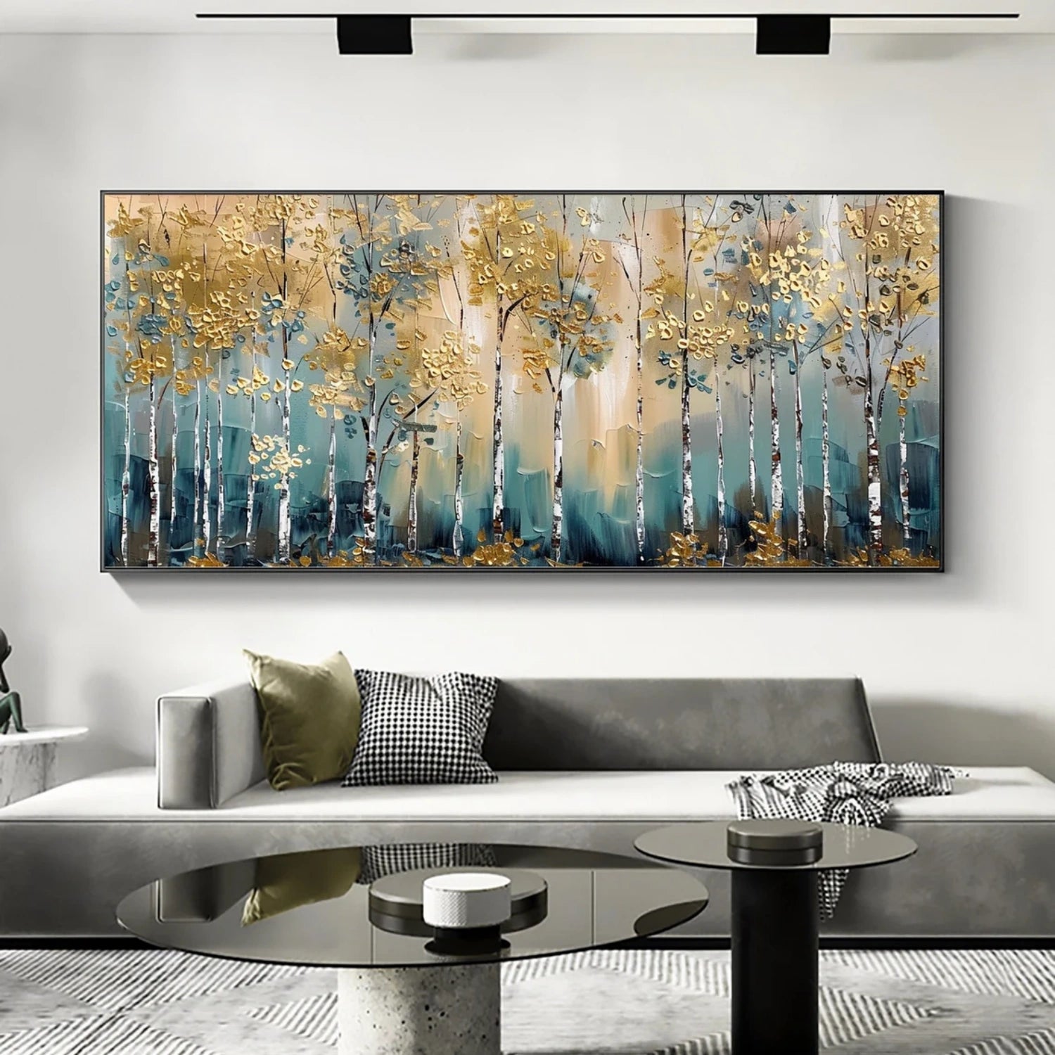 Tree Abstract Textured Wall Art #TP043