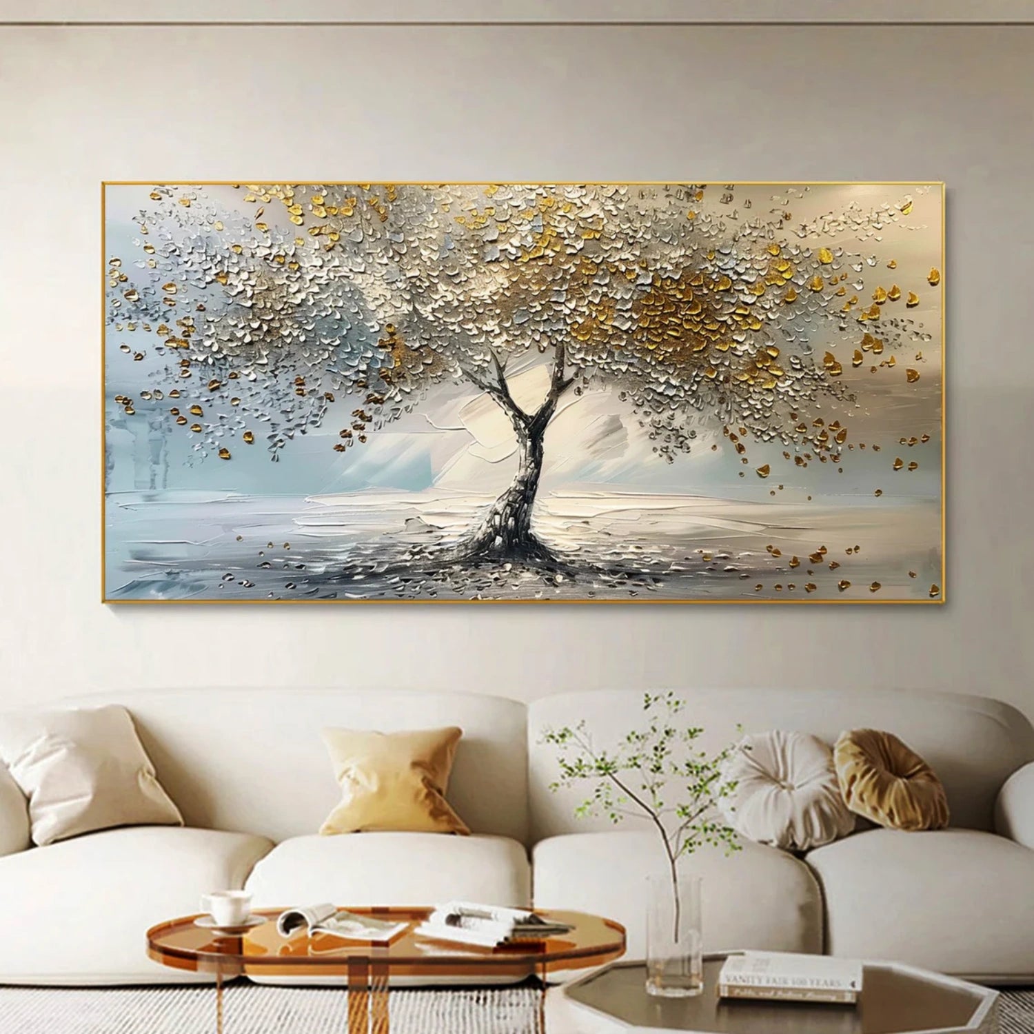Tree Abstract Textured Wall Art #TP042