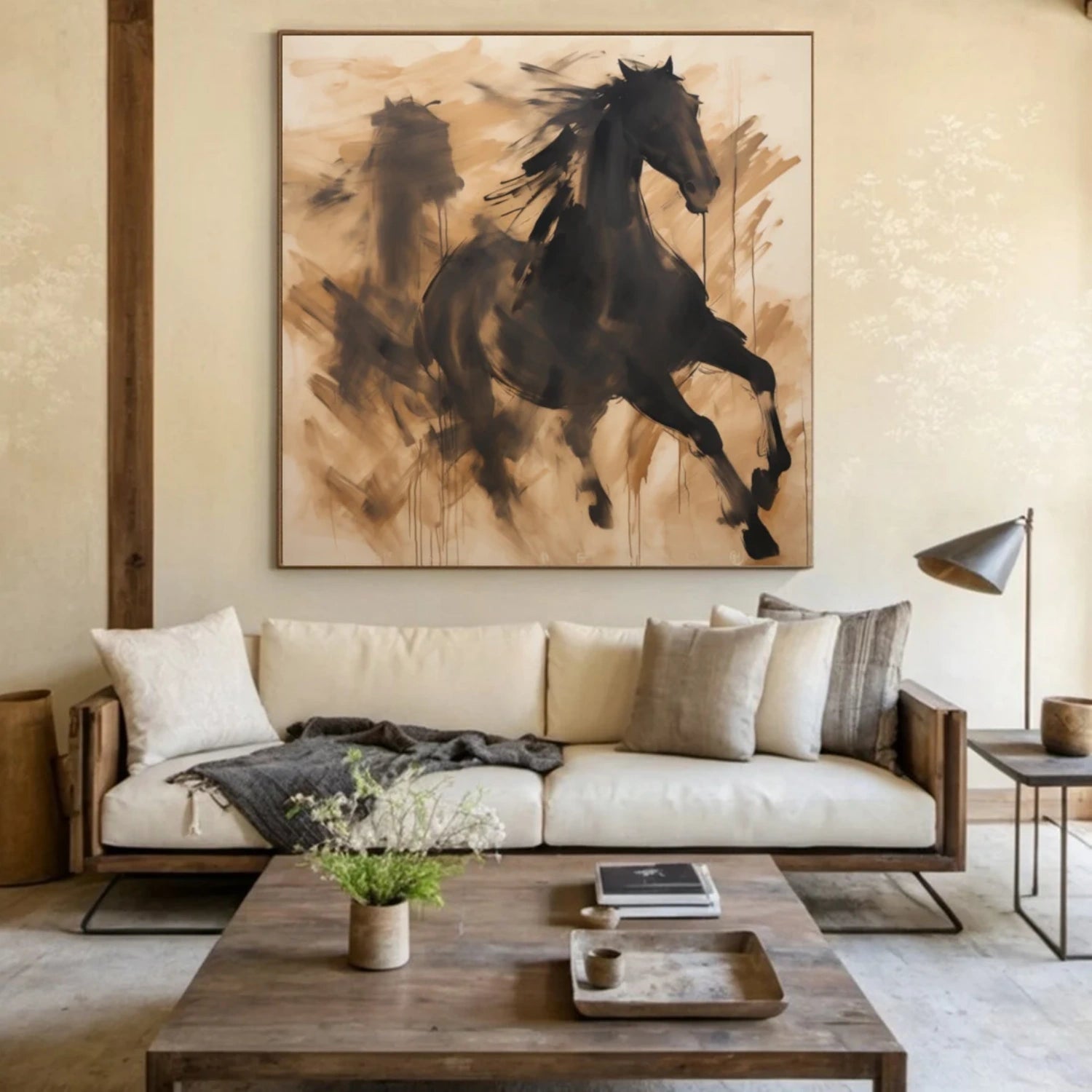 Abstract Animal Horse Wall Art #AC043