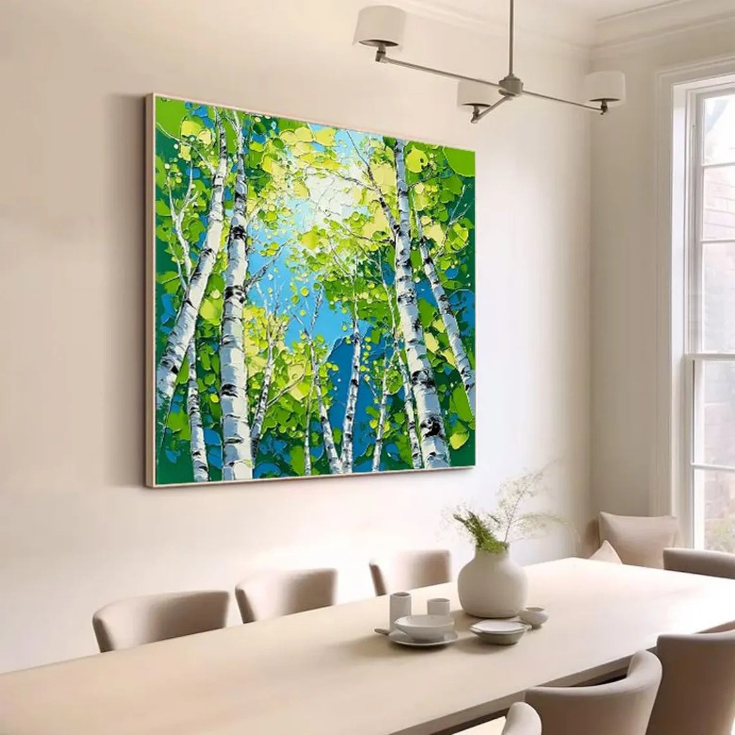 Tree Abstract Textured Wall Art #TP037