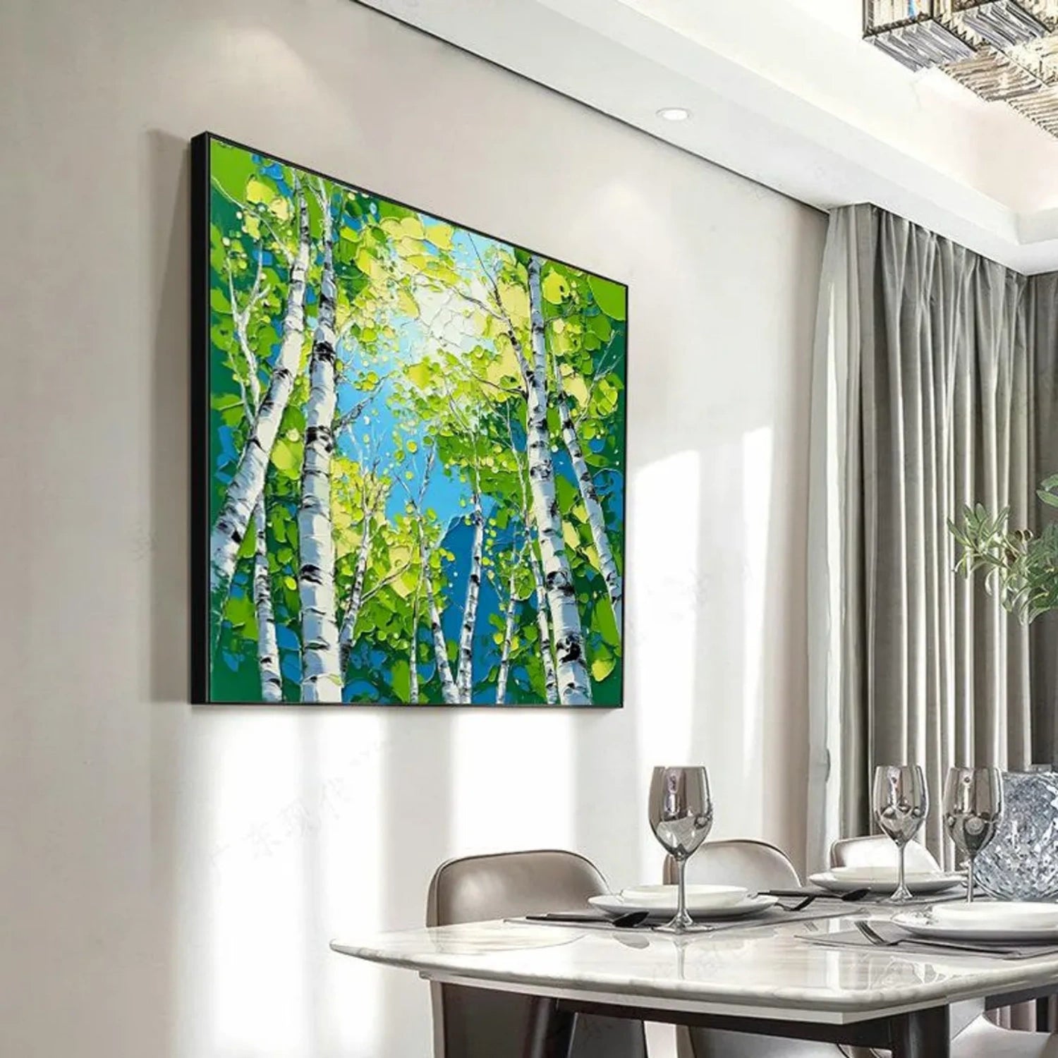 Tree Abstract Textured Wall Art #TP037