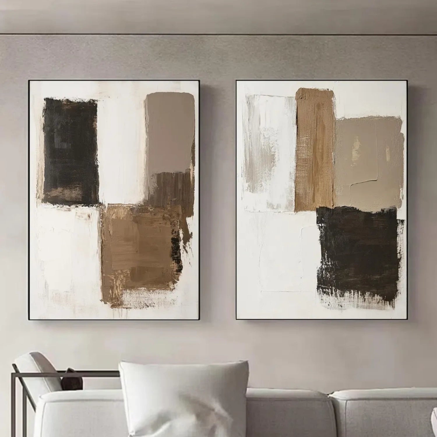 Wabi Sabi Canvas Art Set of 2 #WS055