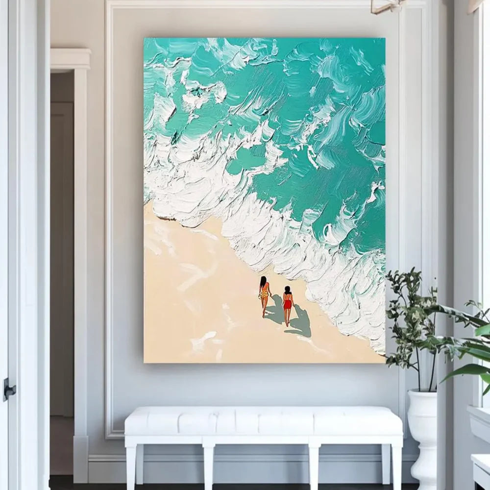 Swimming Sport Textured Wall Art #MS037