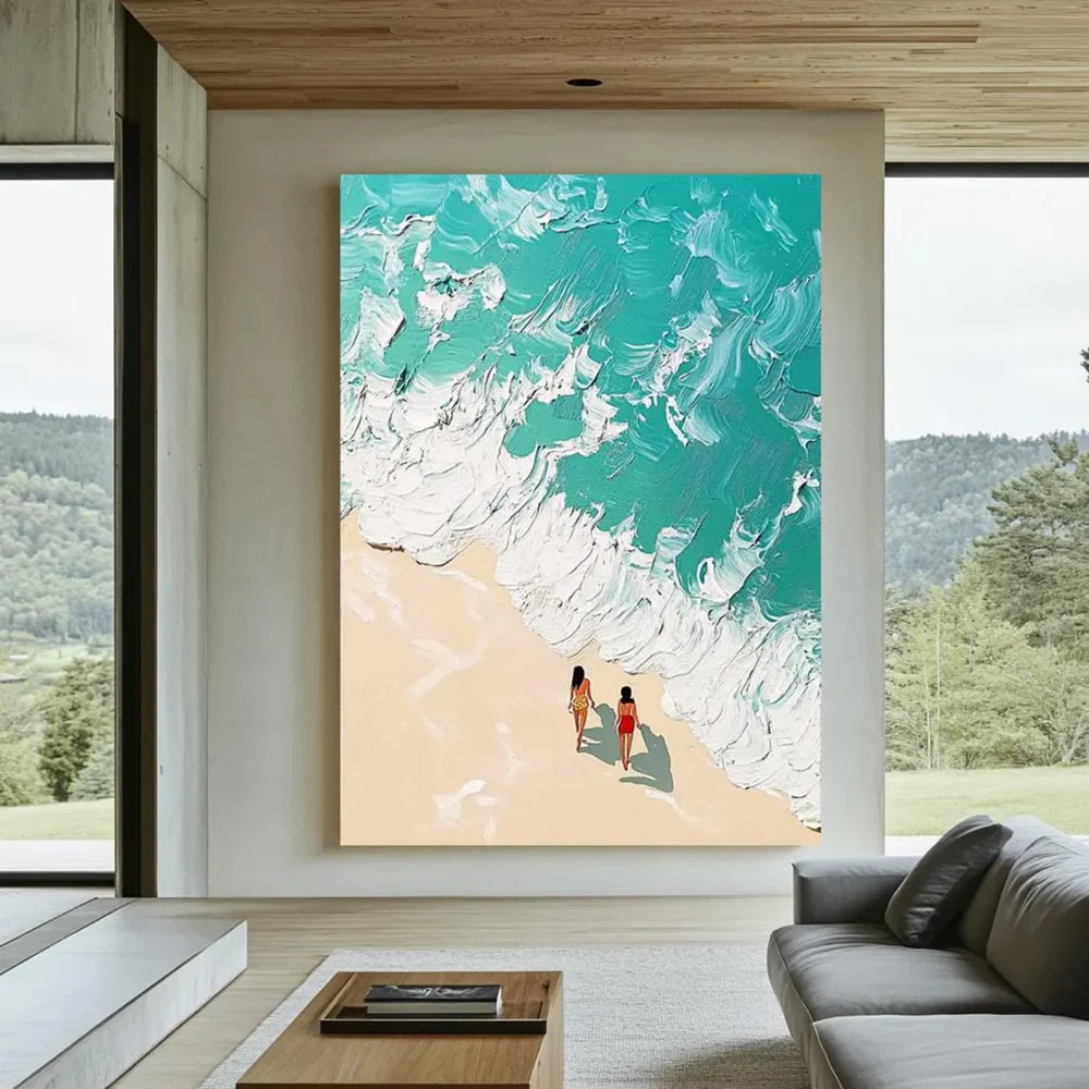 Swimming Sport Textured Wall Art #MS037