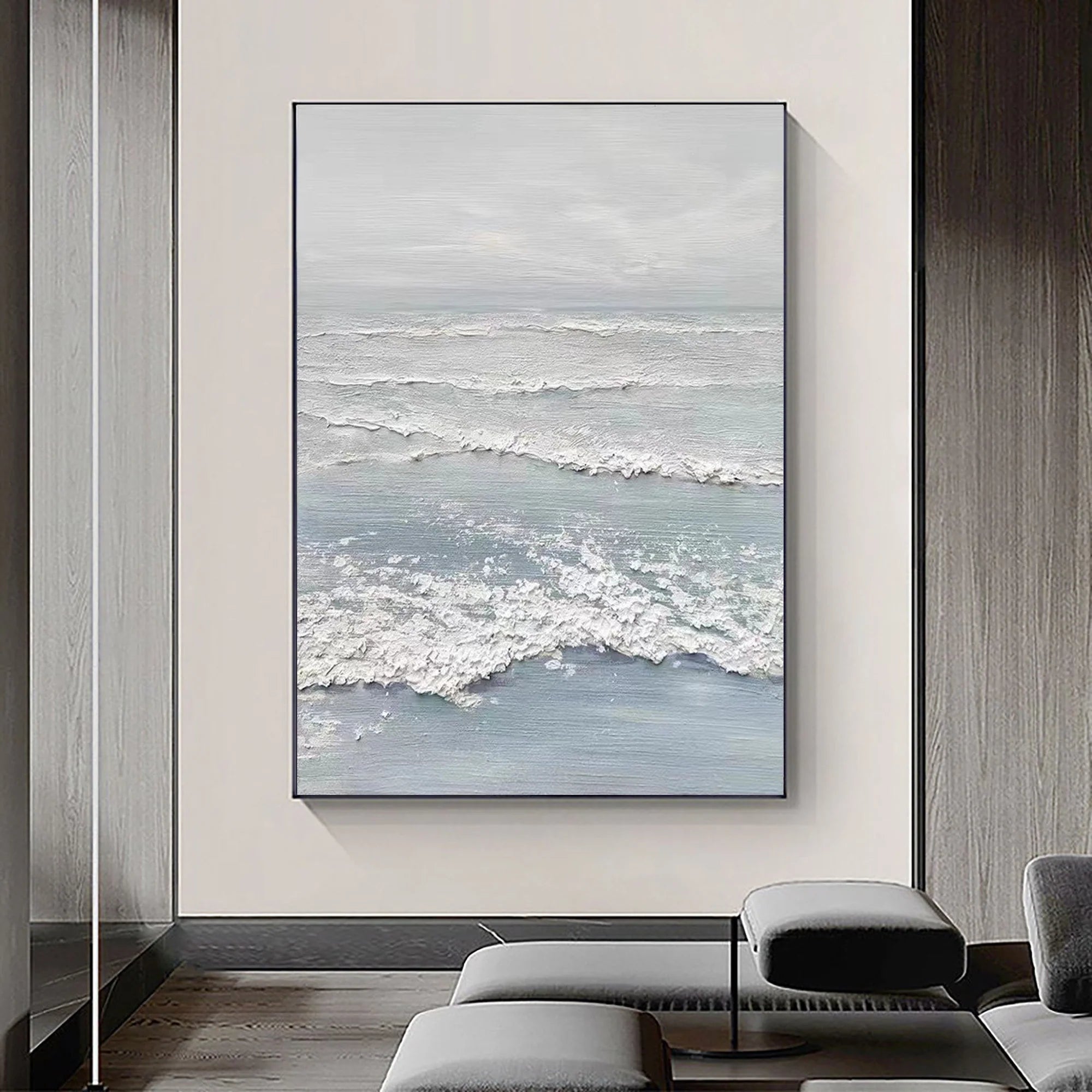 Ocean Textured Painting Canvas #OP003