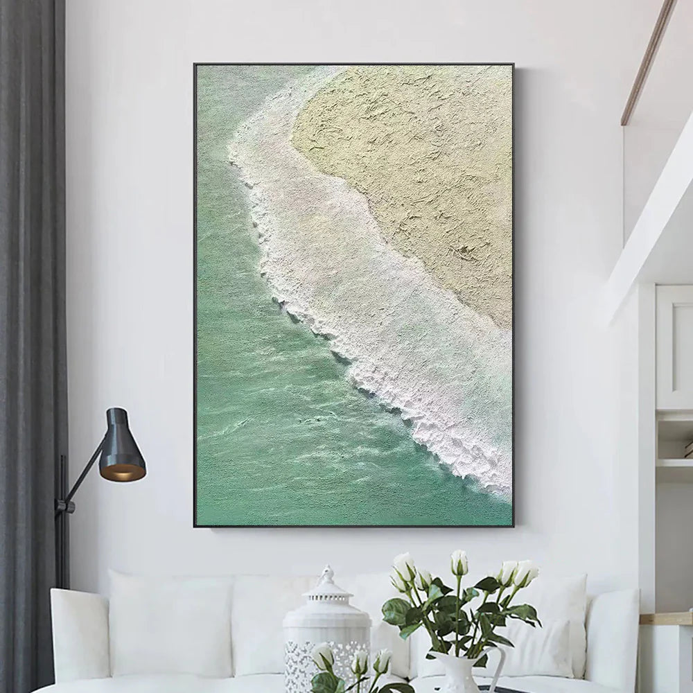 Ocean Textured Painting Canvas #OP001